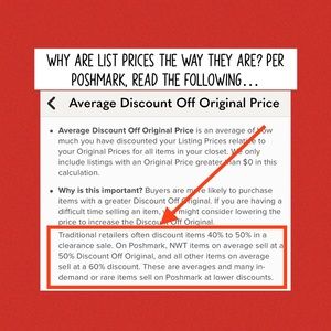 How listing pricing is determined per Poshmark